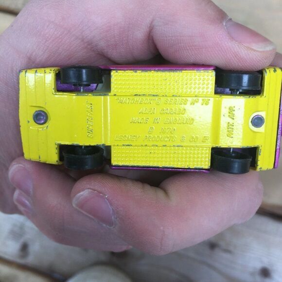 Vintage 1970 toy car Lesney Matchbox Superfast No75 ALFA CARABO - Picture 3 of 7